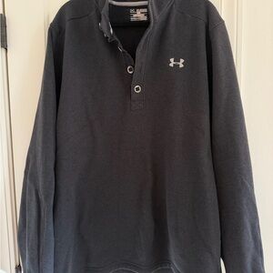 Under Armour Men's Charcoal Henley Sweatshirt